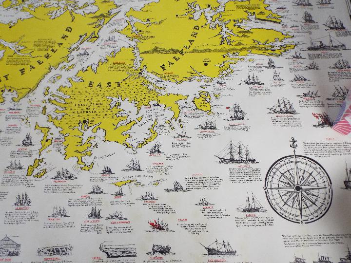 A map of the Falkland Islands and a quan - Image 9 of 9