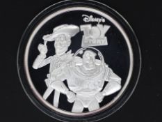 Silver - Disney TOY STORY - A 1 troy oz (31.1 grams) fine grade .