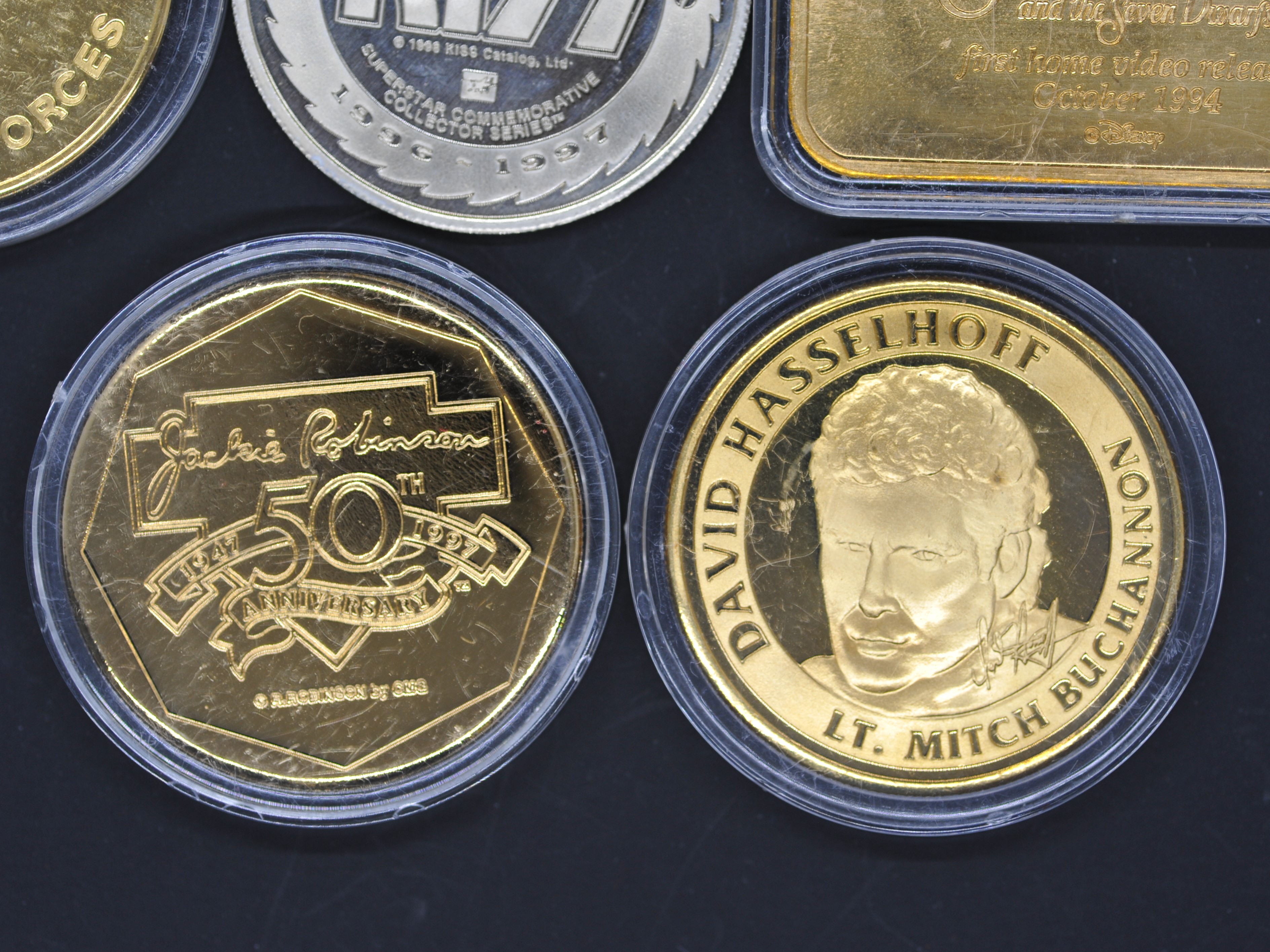 Collectable- Eight collectible coins / medallions struck by Liberty mint in the USA. - Image 3 of 5