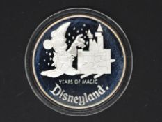 Silver - Disneyland 35YEARS OF MAGIC - A 1 troy oz (31.1 grams) fine grade .