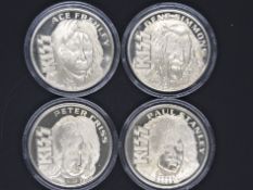 Collectible - Four collectible coins / medallions struck by Liberty mint in the USA.