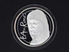 Silver - LeAnn Rimes - A 1 troy oz (31.1 grams) fine grade .