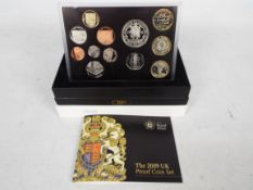 A Royal Mint 2009 UK Proof Coin Set, the twelve coin set including the Kew Gardens 50p,