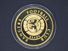 Collectible - Rangers football club - A collectible coin / medallion struck by Liberty mint in the