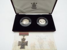 Royal Mint - The Victoria Cross 1856-2006, two UK 2006 Silver Proof fifty pence coins, each coin .