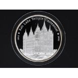 Silver - Salt lake temple centennial - A 1 troy oz (31.1 grams) fine grade .