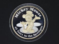 Silver - Steamboat Willie- A 1 troy oz (31.1 grams) fine grade .