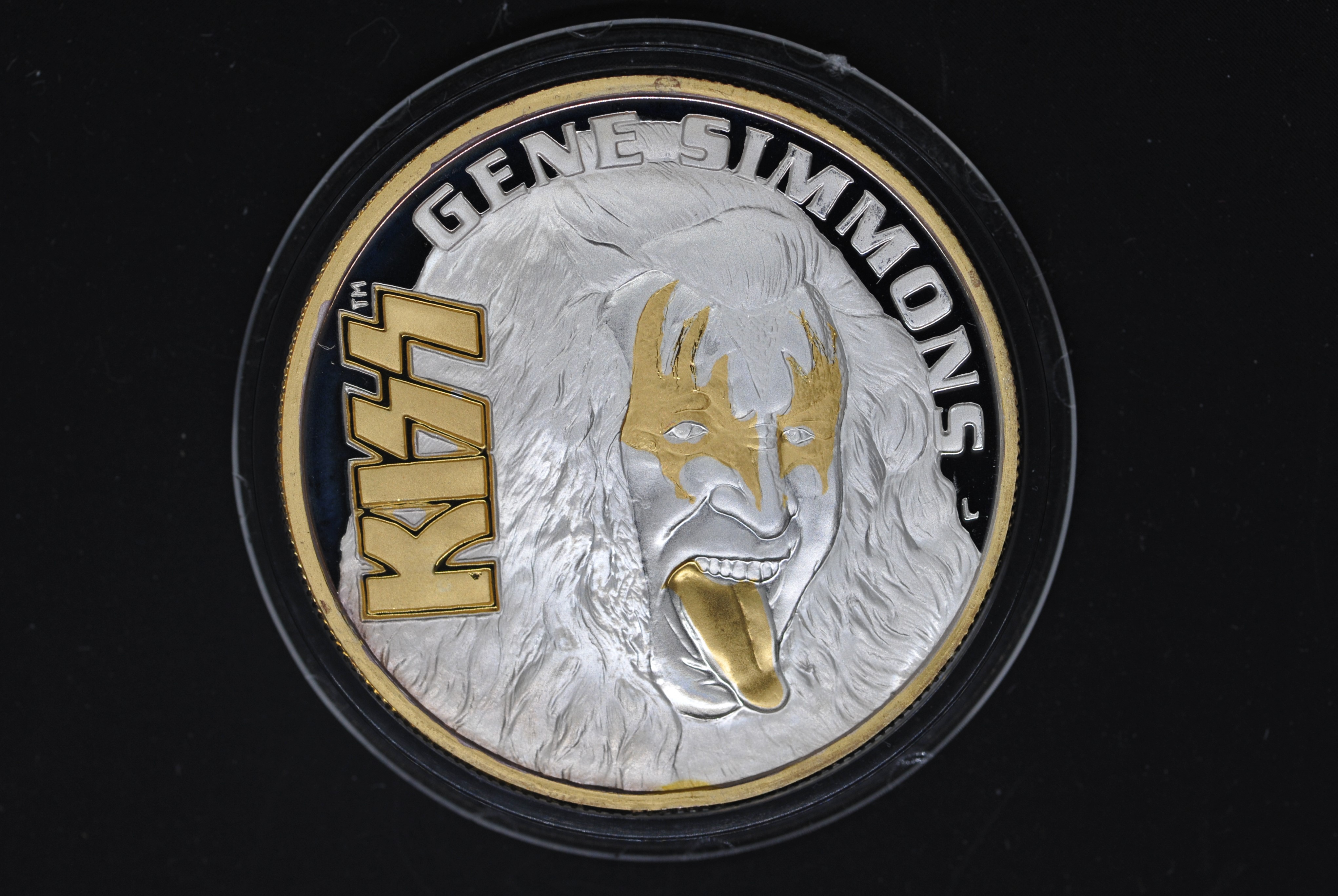 Silver - KISS - a 1 troy oz (31.1 grams) fine grade . - Image 2 of 2