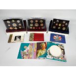 Three Royal Mint United Kingdom Proof Coin Collection sets comprising, 2002, 2003 and 2004,