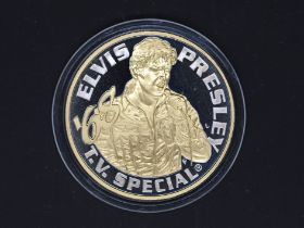 Silver - Elvis Presley - A RARE1 troy oz (31.1 grams) fine grade .