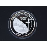 Silver - Grand Prix du Mardi Gras - A 1 troy oz (31.1 grams) fine grade .