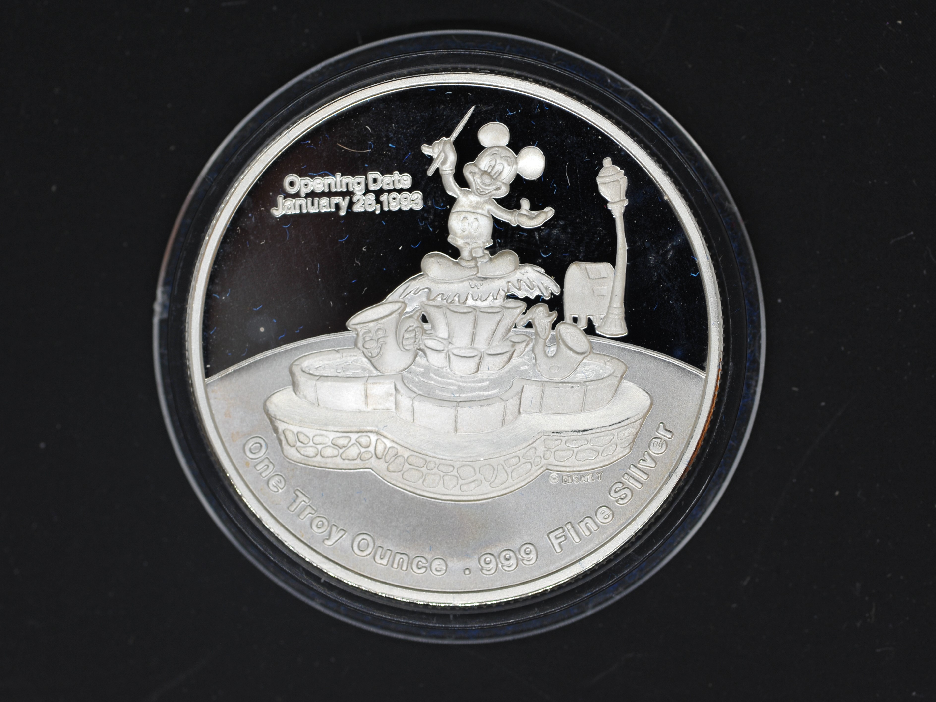 Silver - Micky's Toontown - A 1 troy oz (31.1 grams) fine grade . - Image 2 of 2