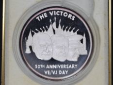 Silver - VE - VJ 50 years- A 1 1/2 troy oz (46.65 grams) fine grade .