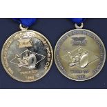 Collectible - Two collectible medals.