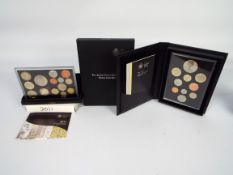 Two Royal Mint United Kingdom Proof Coin Sets comprising 2011 and 2012,