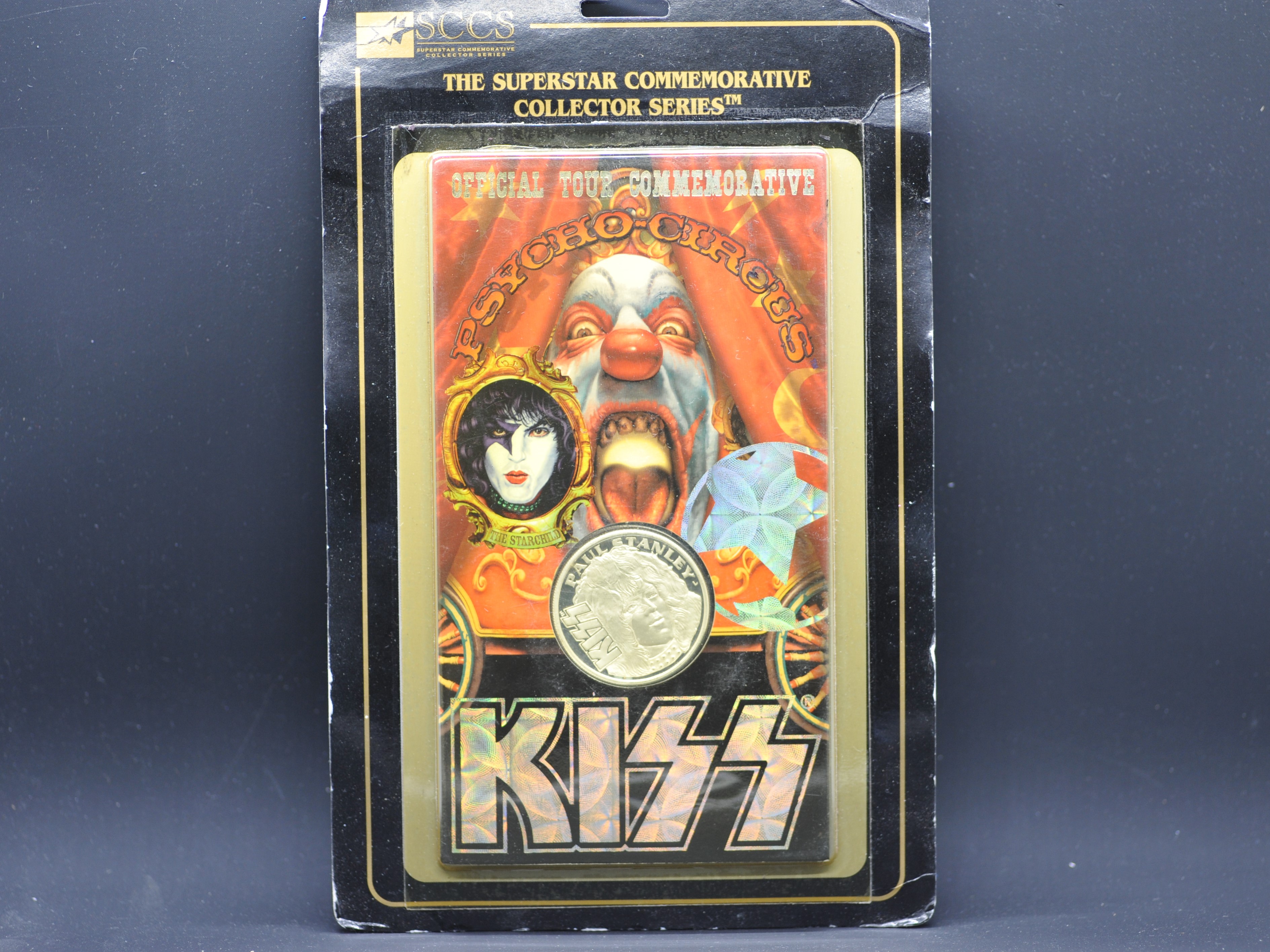 Silver - Three KISS band members 19968-1999. Three 1 troy oz (31.1 grams) fine grade . - Image 2 of 7