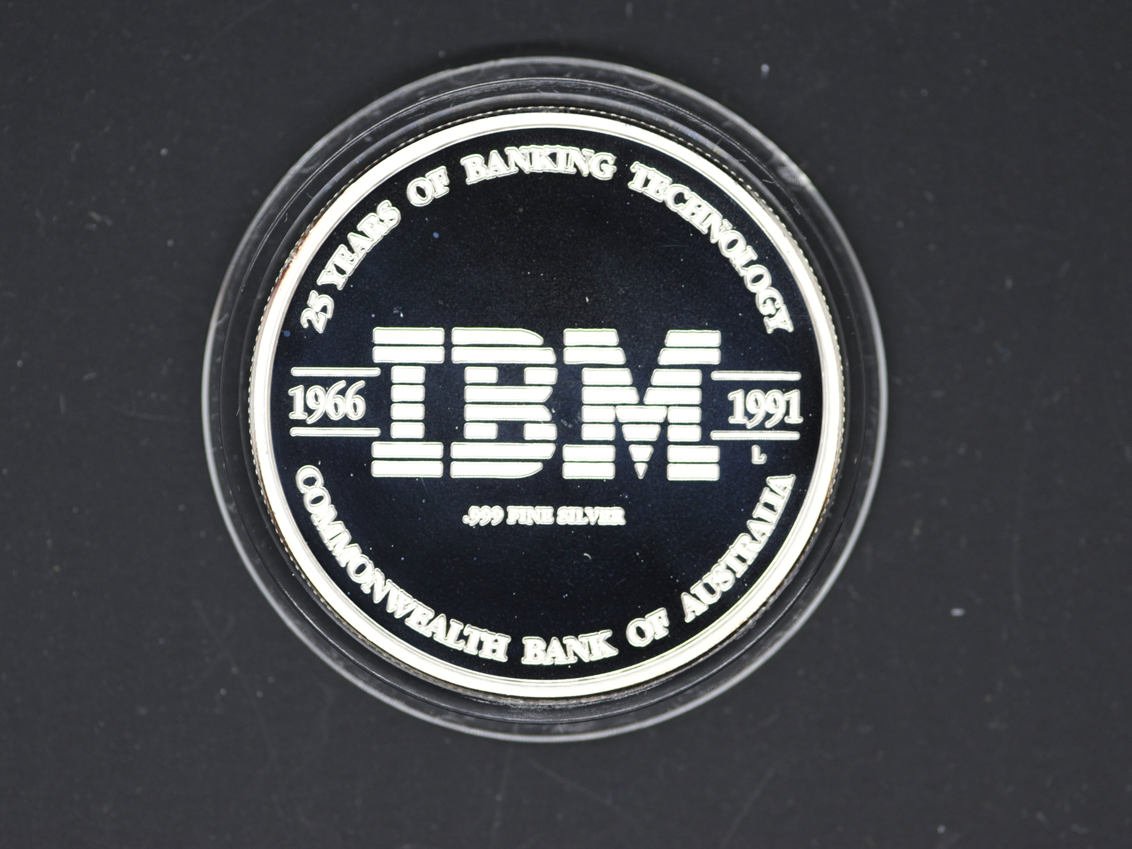 Silver - IBM - A 1 troy oz (31.1 grams) fine grade . - Image 2 of 2