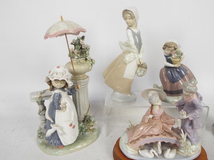 A collection of Lladro and similar figures to include Glorious Spring, # 5284, - Image 3 of 7
