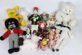 Fur Real - Big Red - A collection of 21 x dolls and teddies including an HMS Victory Sailor doll,