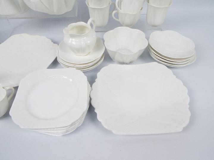 Shelley - A collection of white glaze, Dainty tea wares, in excess of forty pieces. - Image 3 of 4