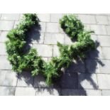 Home Decor - a quantity of green garlands in various sizes