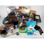 Lego - Starline - Jigstars - An ottoman full of toys and books including some unboxed Lego Batman