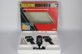 Scalextric - Exin - A boxed Radio Control System with two controllers # 8254.
