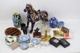 Ceramics and glassware to include Chines