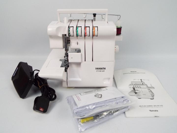 A Yamata overlock sewing machine, model