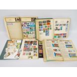 Philately - A collection of stamp albums