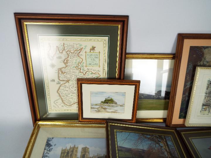 A collection of framed prints, photograp - Image 2 of 5