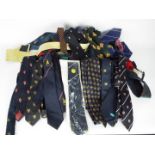 A large quantity of gentleman's neck ties, silk and similar, with many cricket club examples.