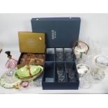 Mixed lot of ceramics and glassware, par