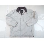 Unused liquidated retail stock - a Cedarwood State beige zip front, lined jacket,