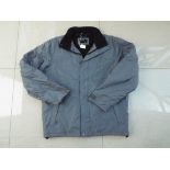 Unused liquidated retail stock - a Cedarwood State grey zip front, lined jacket,