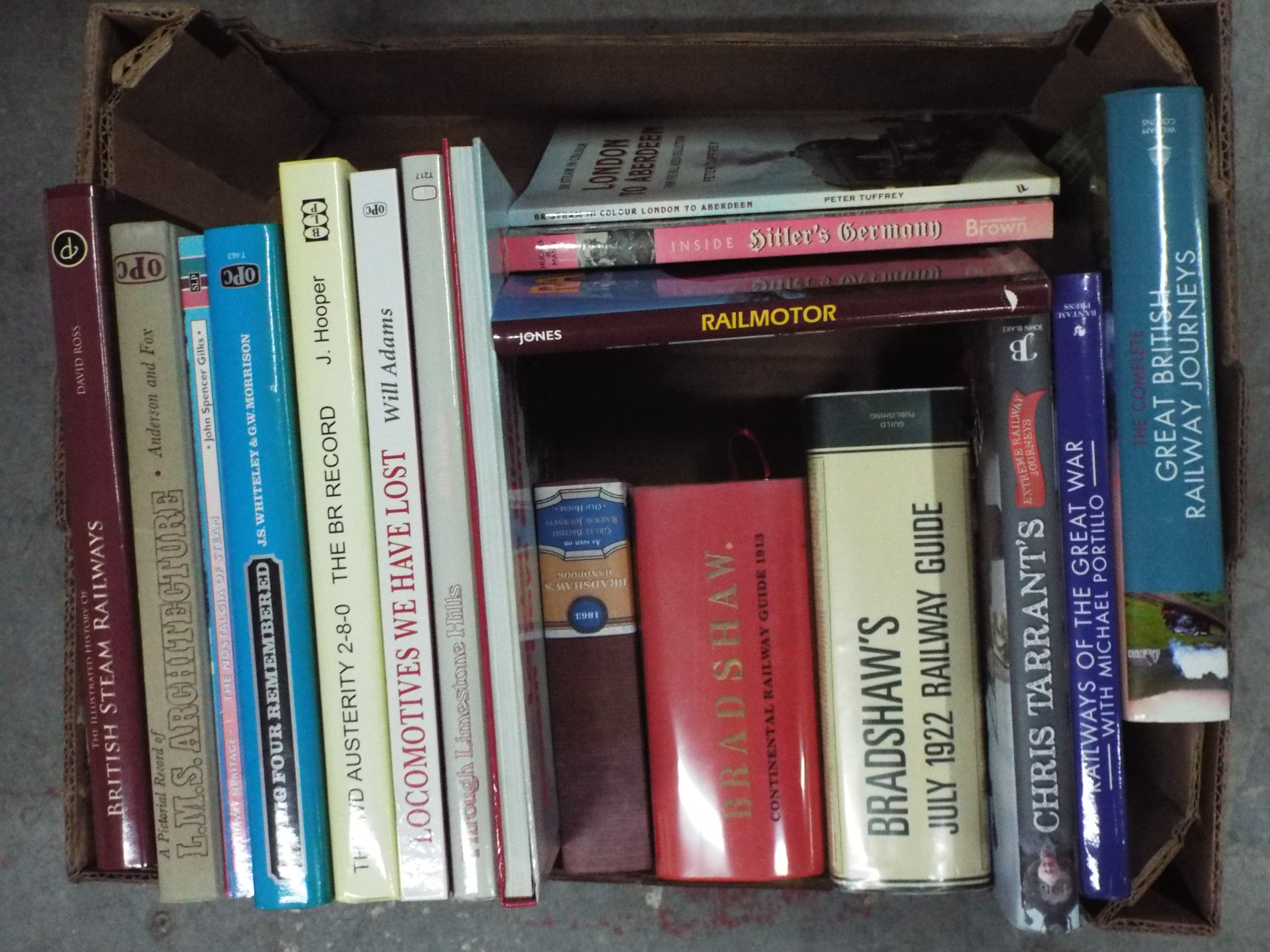 Railways and Military literature. A box