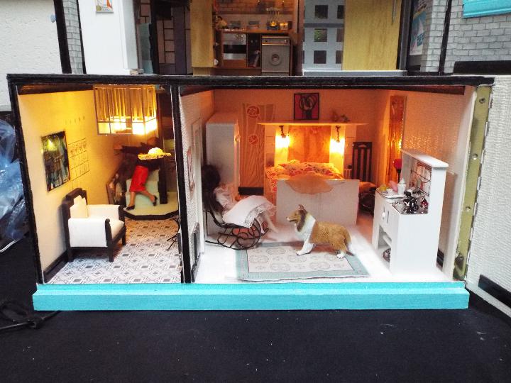 Dolls House - An Art Deco style dolls house. - Image 13 of 16