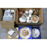 Lot to comprising ceramics to include Masons, Poole Pottery, Crown Ming dinner wares,
