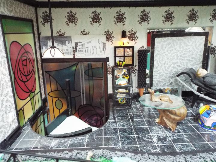 Dolls House - An Art Deco style dolls house. - Image 6 of 16