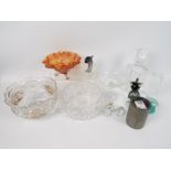 Glassware to include Thomas Webb, Swarovski, Caithness and similar.