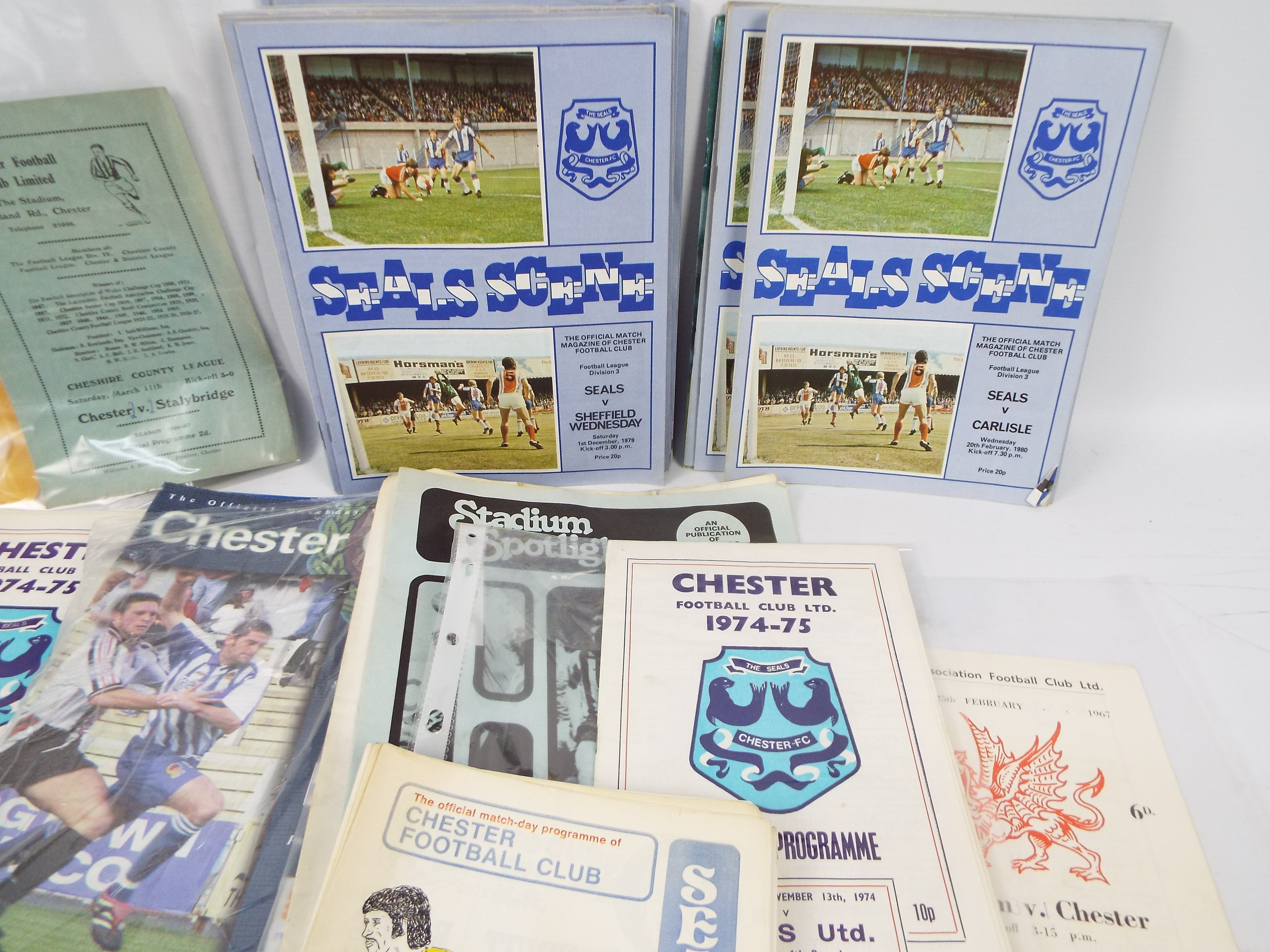 Chester Football Club - A collection of programmes, 1960's and later. - Image 5 of 8