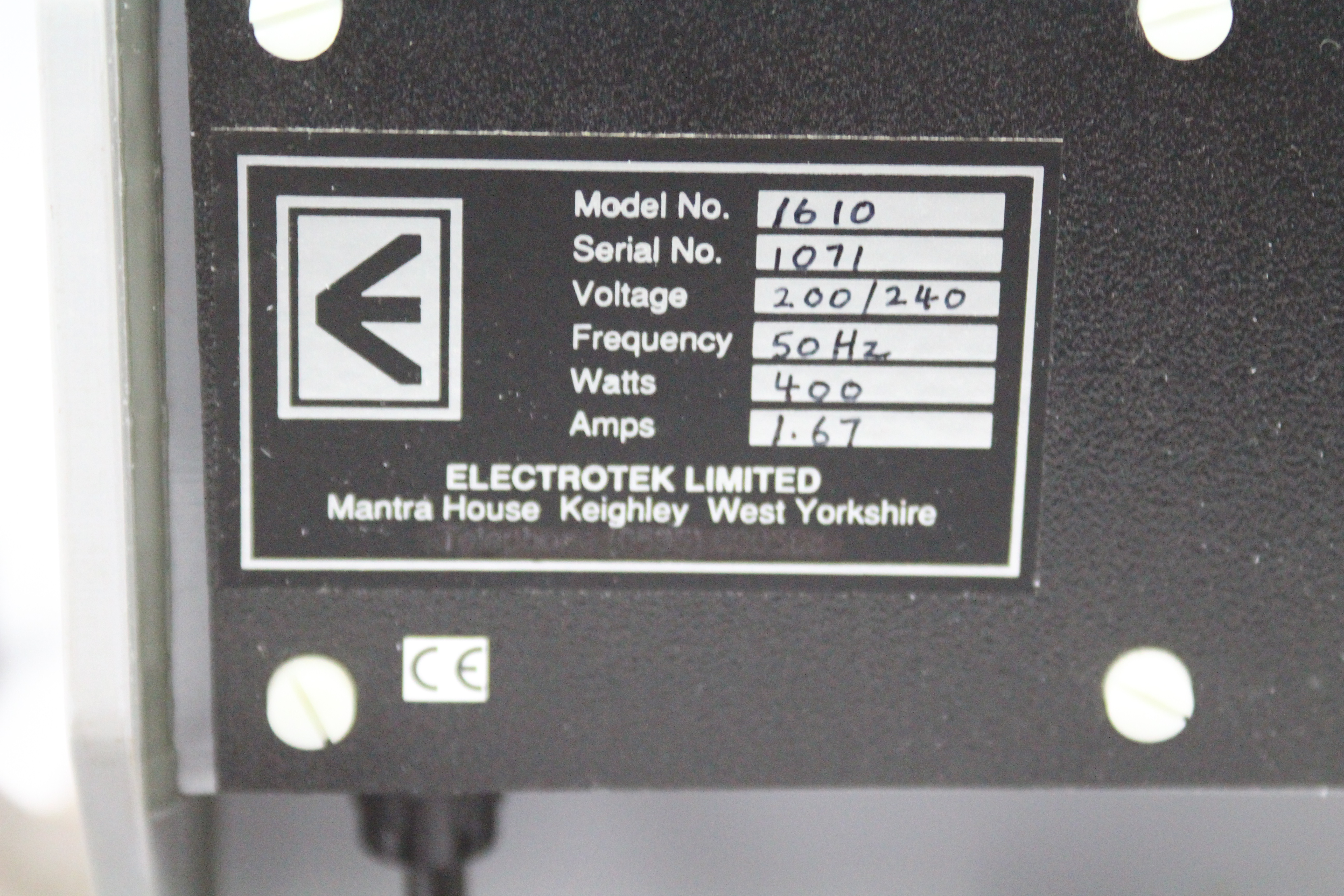 An Electrotek PCB chemical testing unit. - Image 2 of 4