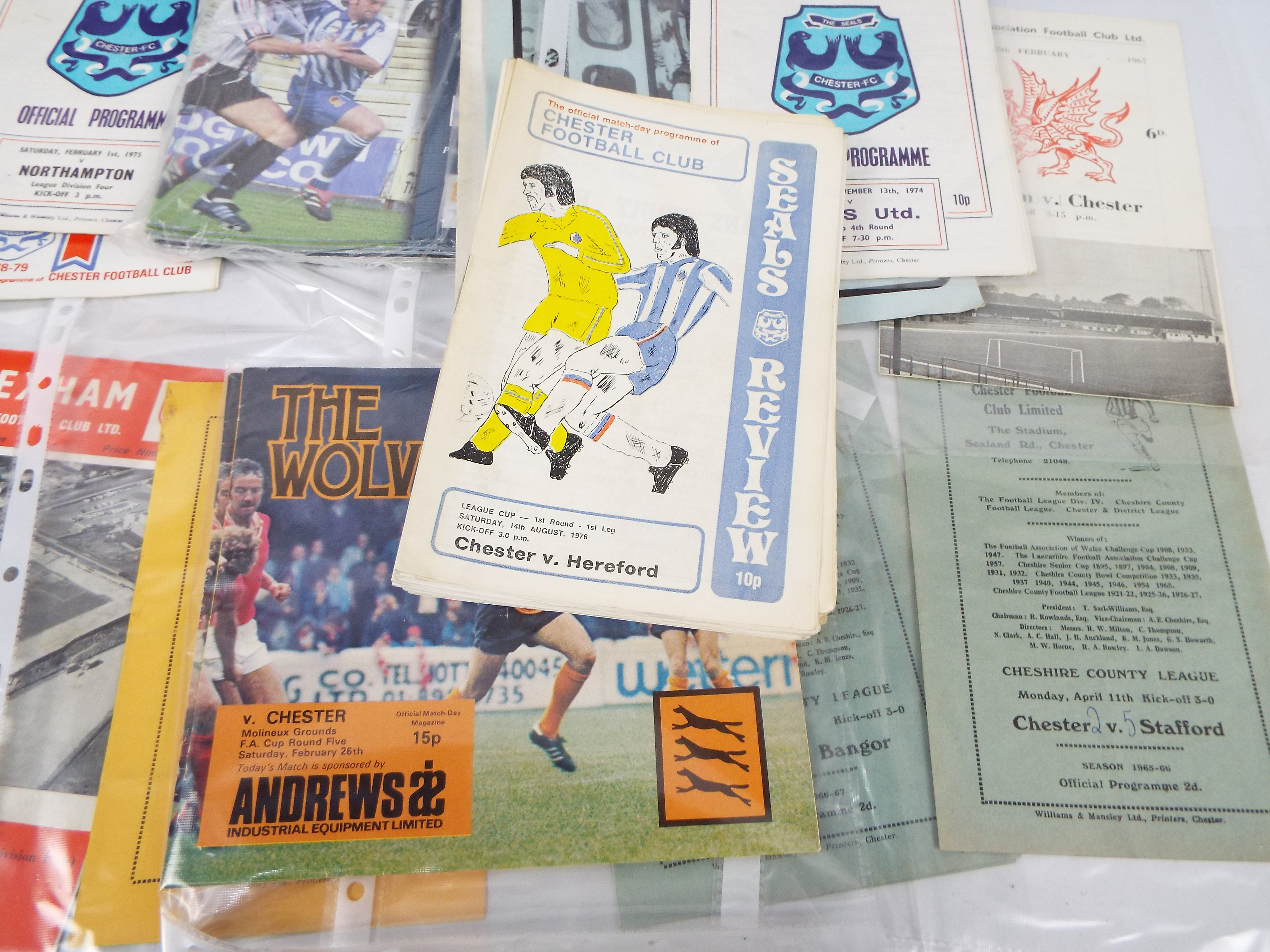 Chester Football Club - A collection of programmes, 1960's and later. - Image 4 of 8