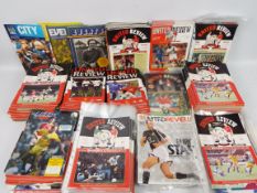 A collection of football programmes, Manchester United and Everton, 1970's and later.