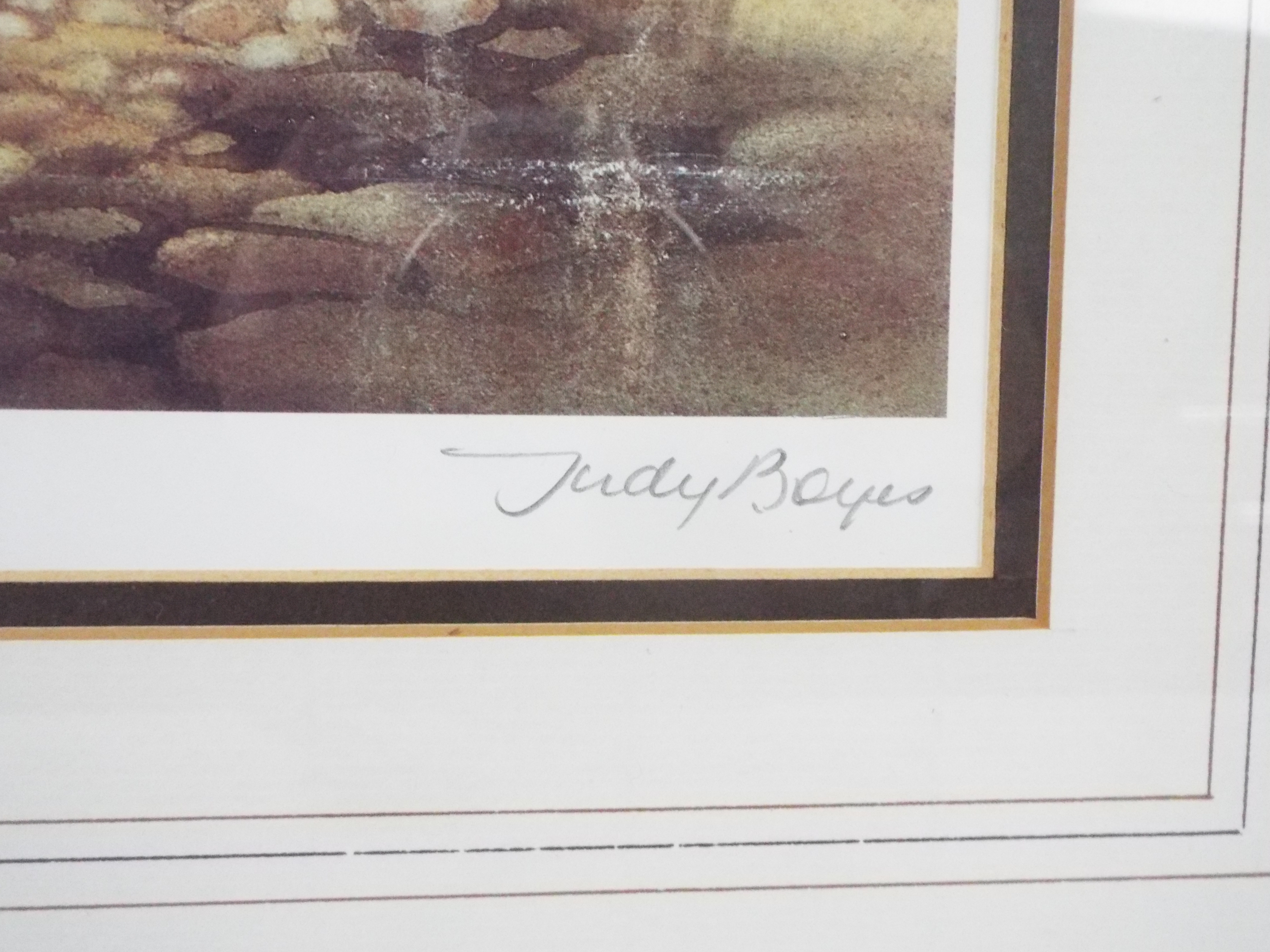 Two limited edition prints after Judy Boyes, signed in pencil and numbered by the artist, - Image 7 of 8