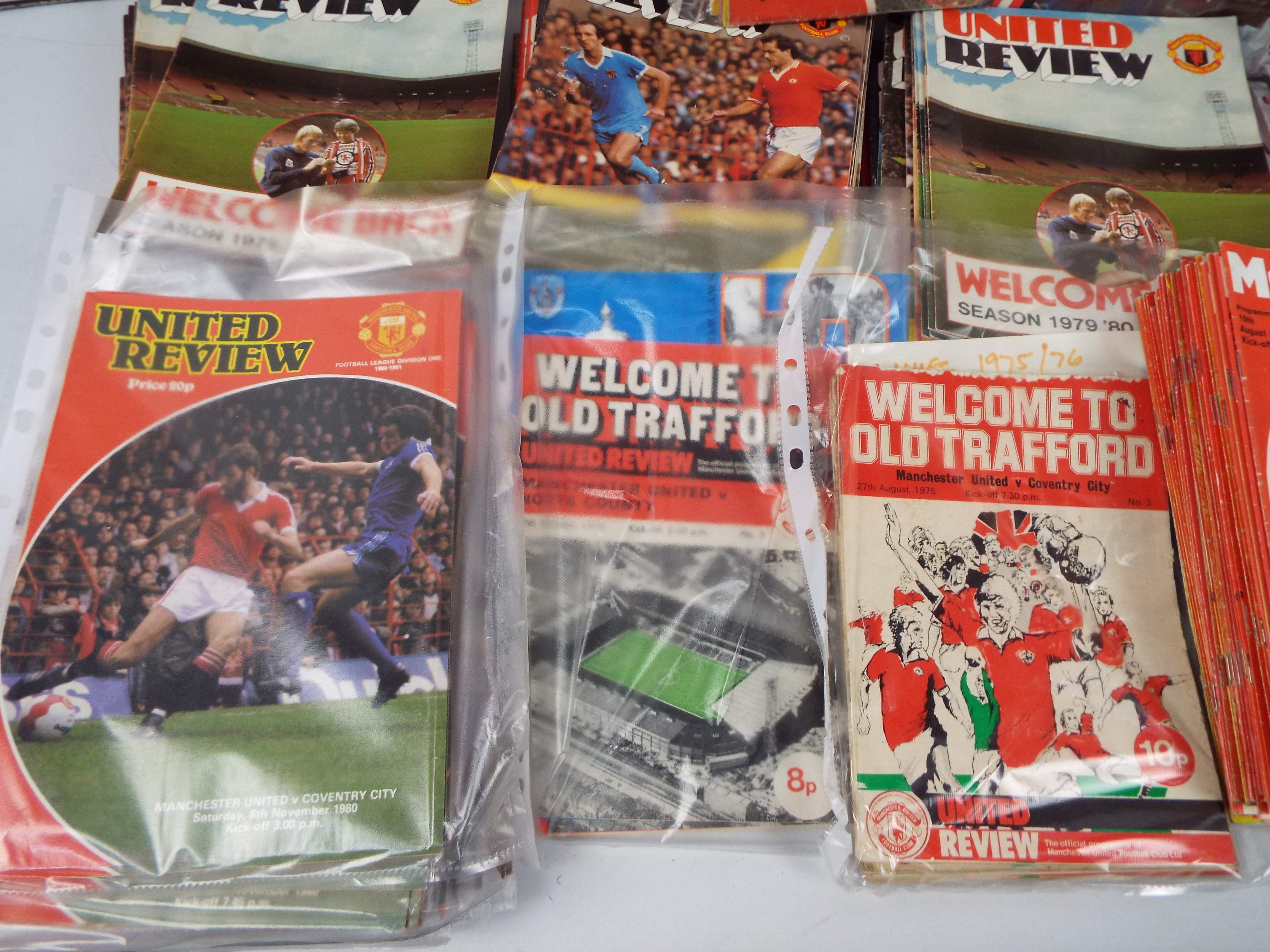 Manchester United - A large quantity of programmes, 1970's and later, one box and two binders. - Image 2 of 4