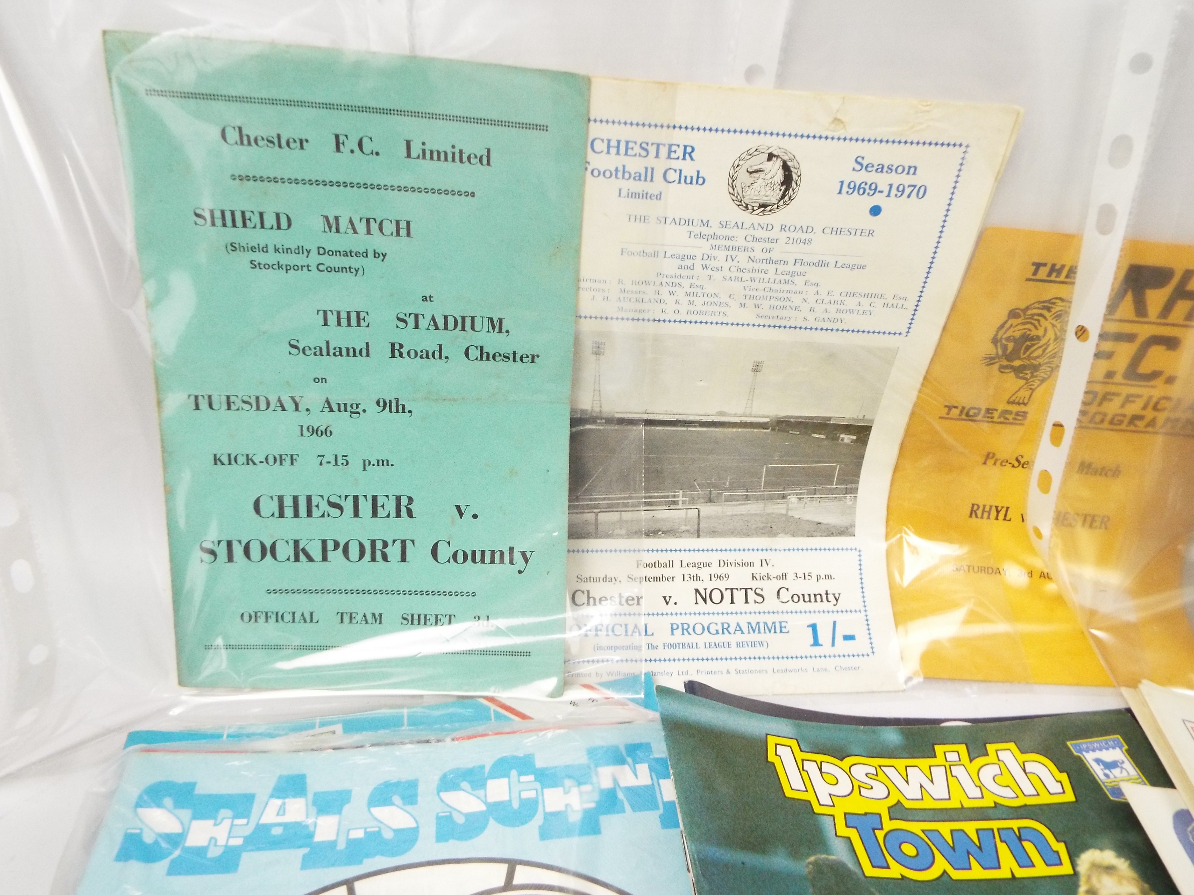 Chester Football Club - A collection of programmes, 1960's and later. - Image 7 of 8