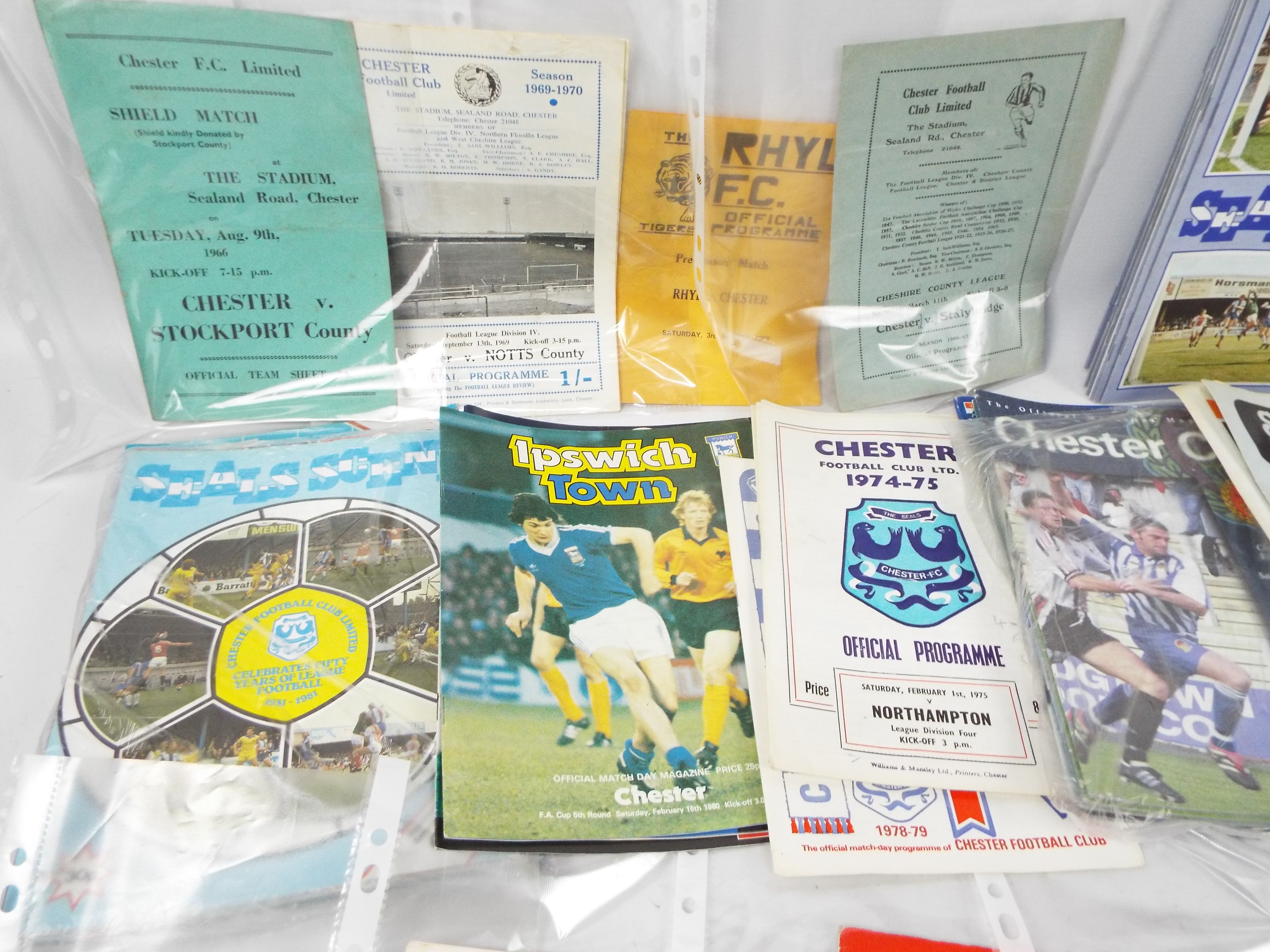 Chester Football Club - A collection of programmes, 1960's and later. - Image 6 of 8