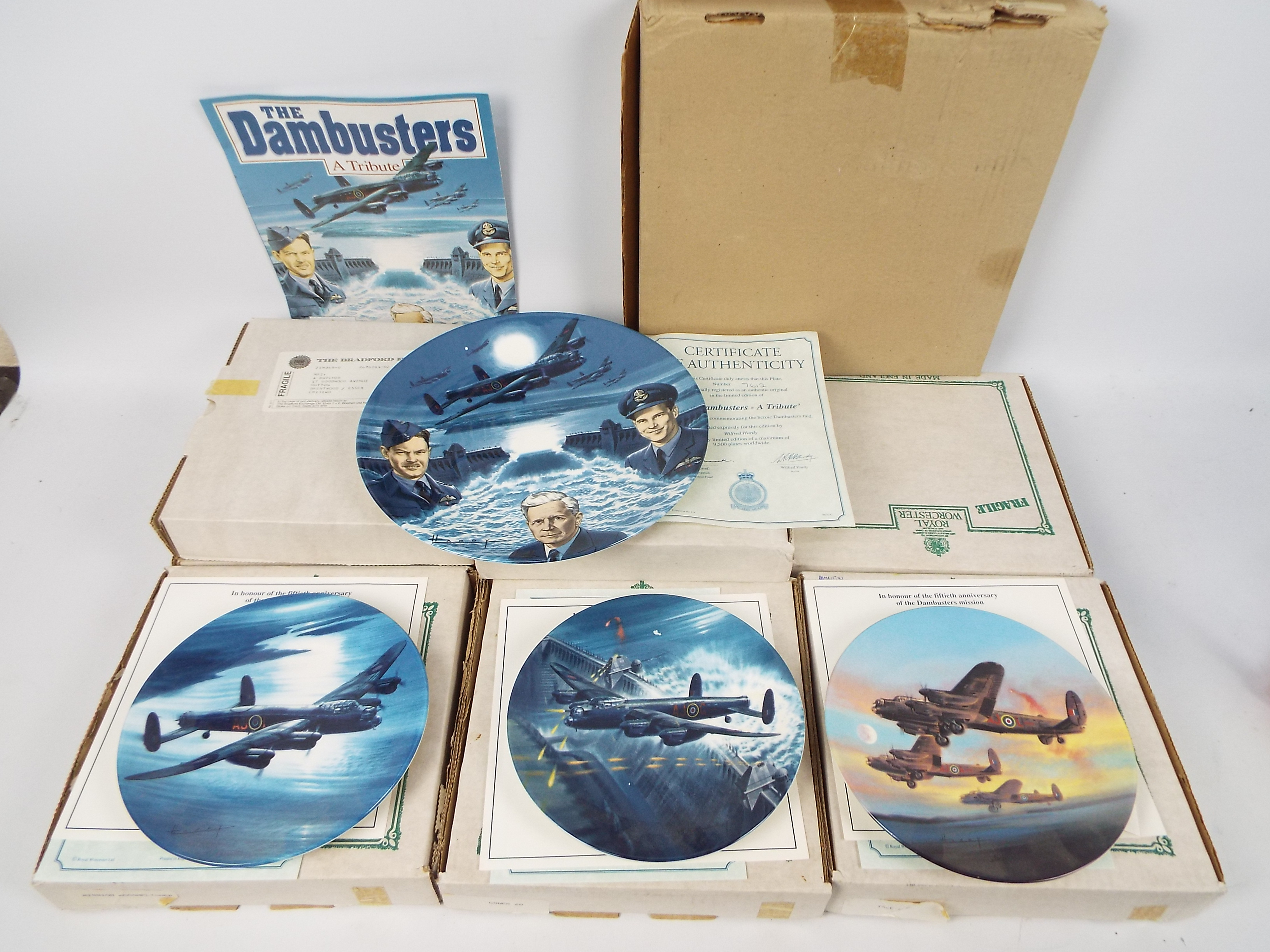 A quantity of Dambusters collector plates.