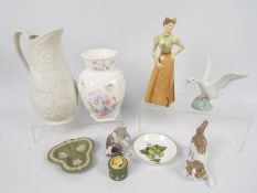 Ceramics to include Goebel, Portmeirion, Lladro and other.
